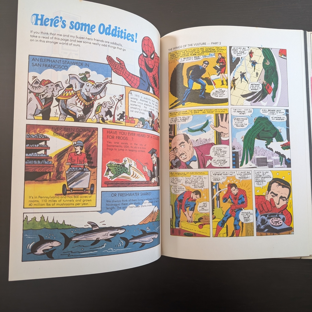 💥Collectible 1981 UK Only Release Marvel Spider-Man Annual Comic Book Hardcover - Picture 4 of 11